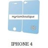 Lot de 4 films de protection écran pour IPHONE 4