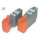 Pack de 2 cartouches compatibles CANON BCI24 / 21
