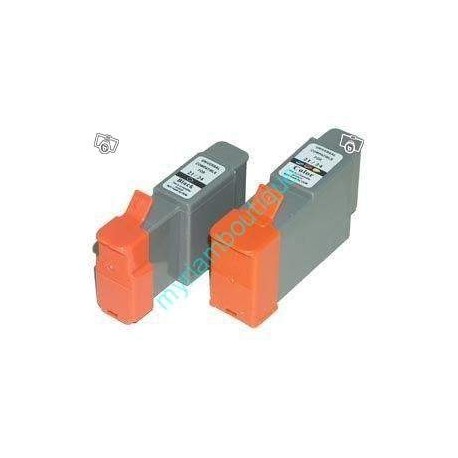 Pack de 2 cartouches compatibles CANON BCI24 / 21