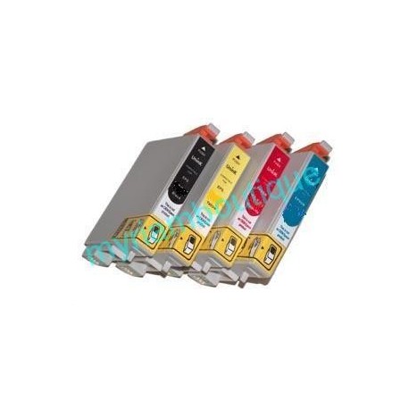 Pack 4 cartouches compatibles BROTHER imprimante DCP110C  09/41/47/900/950