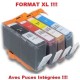 Pack 4 cartouches compatibles HP imprimante 5510 