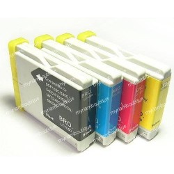 Cartouche jaune compatible BROTHER imprimante DCP750CW