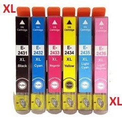 Pack 6 cartouches compatibles EPSON imprimante XP750