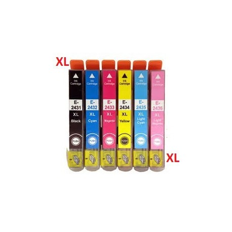 Pack 6 cartouches compatibles EPSON imprimante XP750