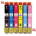 Pack 6 cartouches compatibles EPSON imprimante XP860