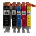 Pack 5 cartouches compatibles CANON imprimante PIXMA MG5650