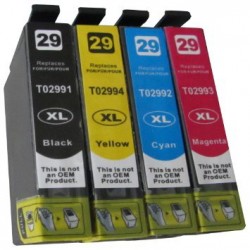 Pack 4 cartouches compatibles pour EPSON imprimante EXPRESSION HOME XP442