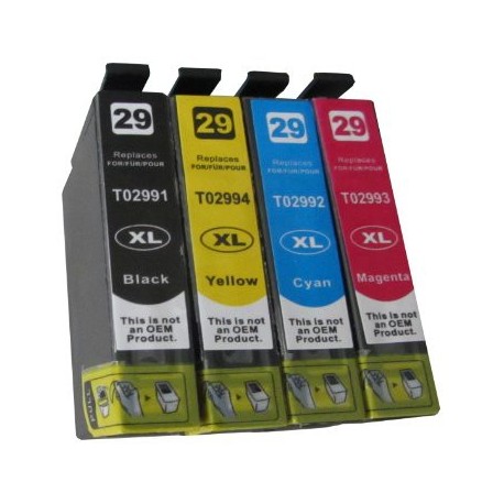 Pack 4 cartouches compatibles pour EPSON imprimante EXPRESSION HOME XP235