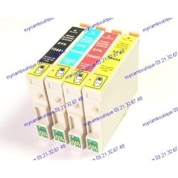 Pack 4 cartouches compatibles EPSON imprimante CX3600