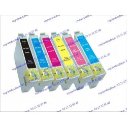 Pack 6 cartouches compatibles EPSON imprimante PX800FW