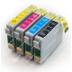 Pack 4 cartouches compatibles EPSON imprimante D78