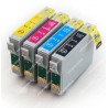 Pack 4 cartouches compatibles EPSON imprimante DX6000