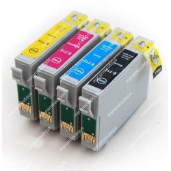 Pack 4 cartouches compatibles EPSON imprimante SX405WIFI